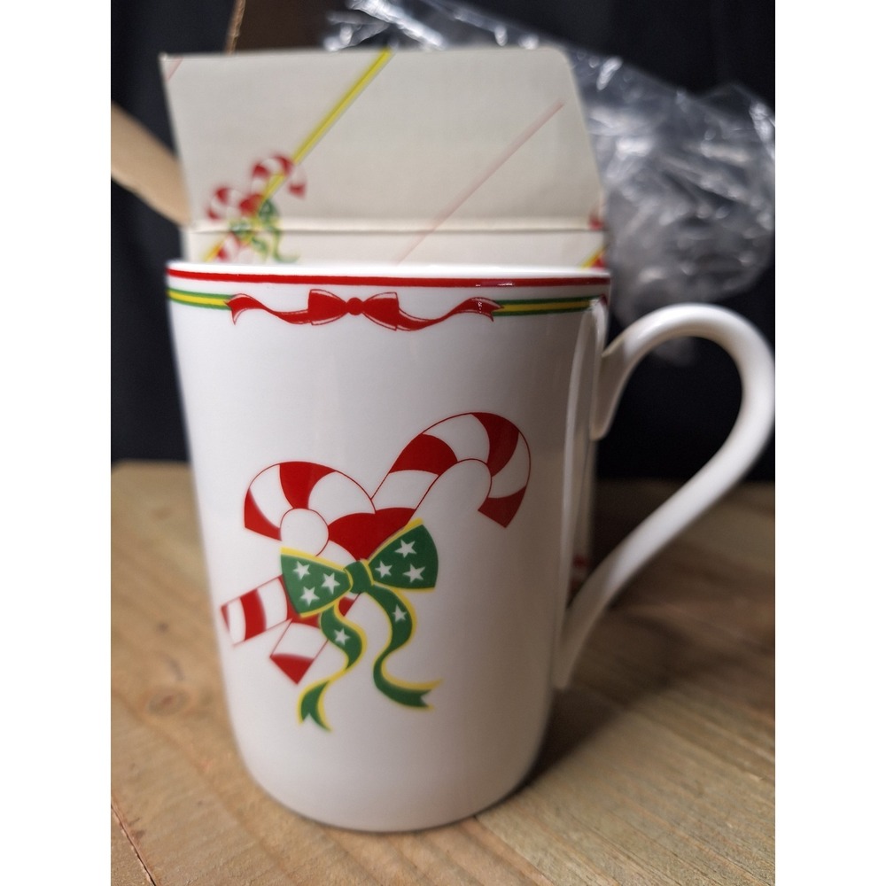 Studio Nova Peppermint Park Bone China Mug Candy Cane Christmas Y1547 New in Box